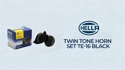 Электрический звуковой сигнал HELLA Twin Tone Set TE-16 Черный