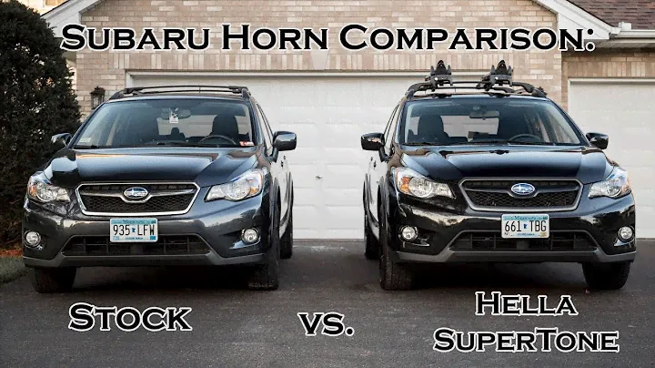 Hella Supertone vs Subaru Stock Horn Comparison Video