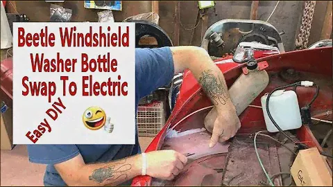 VW Beetle - Super Beetle Electric Windshield Washer Installation - Tips And Tricks - HOW TO Install