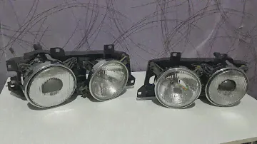 Фары headlights bmw e34 для Японии hella Japan.Полировка.