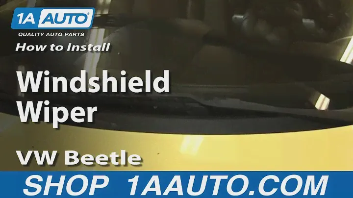 How To Replace Windshield Wipers 98-10 VW Beetle