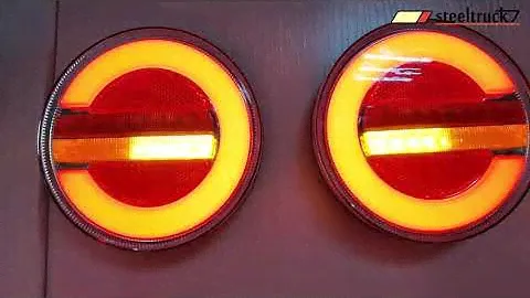Фонарь задний универасльный круглый, LED