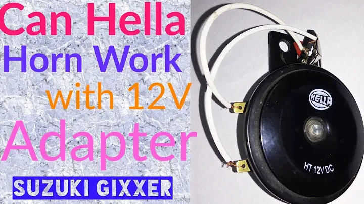Bike Horn not Work with 12V AC ADAPTER | hELLA mACH 11