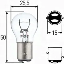 Лампа P21/5W (Цоколь: BAY15d) HELLA