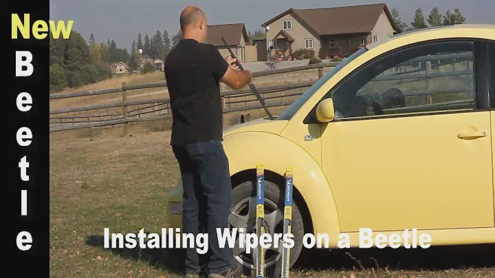 Installing wipers on a Beetle