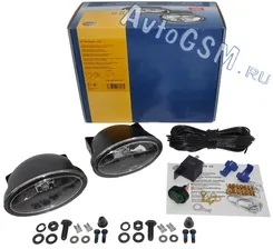 Противотуманные фары Hella FF50 (1NA 008 283-801) - компактный корпус, FF-отражатель с рифлением, страна-производитель - Германия
