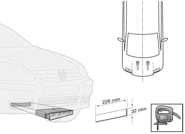 Фары дневного света HELLA LEDay Line-1
