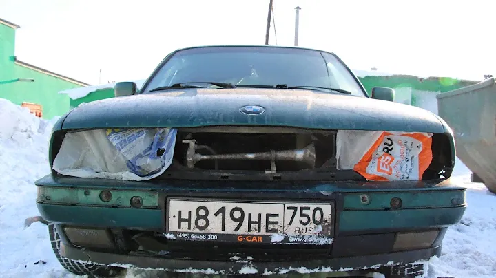Зеленая запчасть. Реставрация фар BMW e34. Почти Hella Black.
